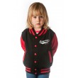 Dragstrip Kids Crew  Jacket - Rocker Monster  (Red-Black)